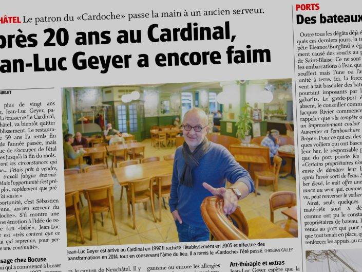 Le journal L'express fait un reportage sur le Cardinal